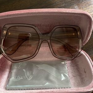 Miu Miu Large Frame Sunglasses USED